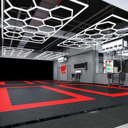 LUZ LED HEXAGONAL 4M X 2,5M (11 Y 14 HEXAGONALES)