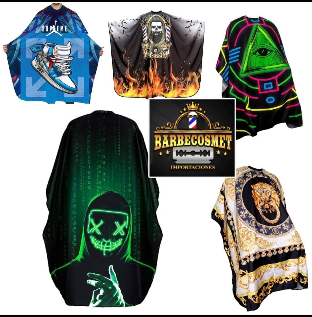 CAPAS DE BARBERIA DISEÑOS VARIADOS